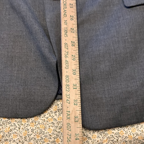 Van heusen mens sport coat cool flex 48L slim fit gray polyester blend - Picture 10 of 11